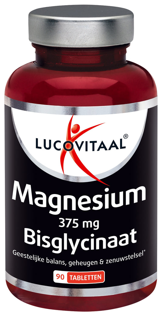 Lucovitaal Magnesium 375mg bisglycinaat 90 Tabletten