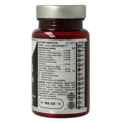 Lucovitaal Omega 3 probiotica D3 vegan 60 Capsules