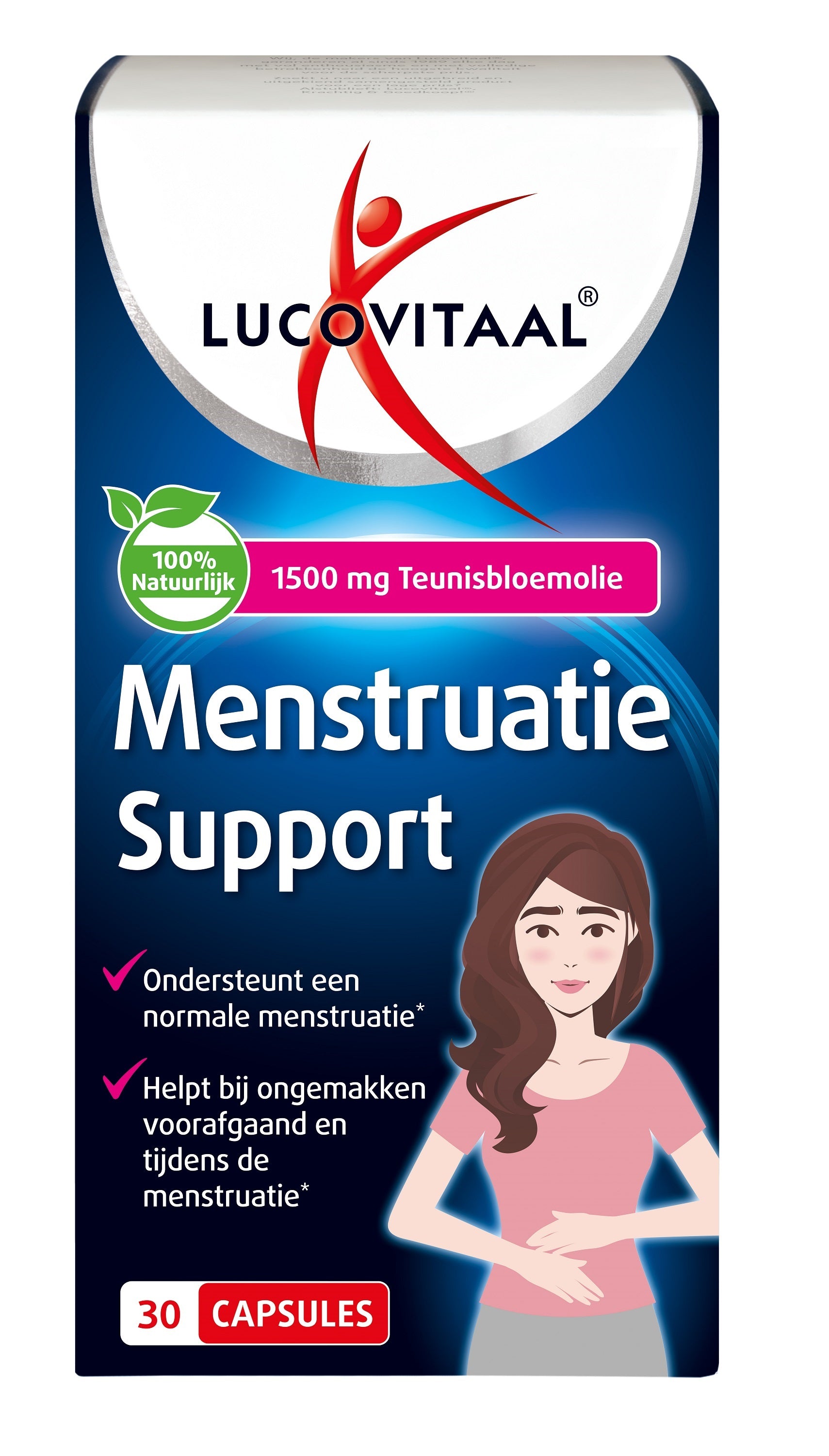 Lucovitaal Menstruatie support 30.00 Capsules