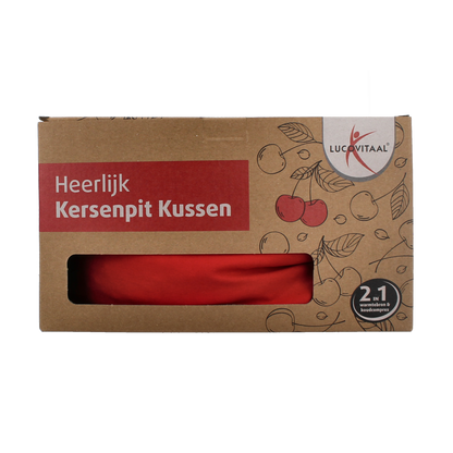 Lucovitaal Kersenpit kussen vierkant 1.00 Stuks
