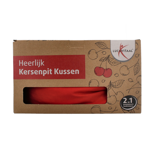 Lucovitaal Kersenpit kussen vierkant 1.00 Stuks