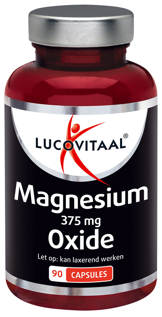 Lucovitaal Magnesium oxide 375mg 90 Capsules