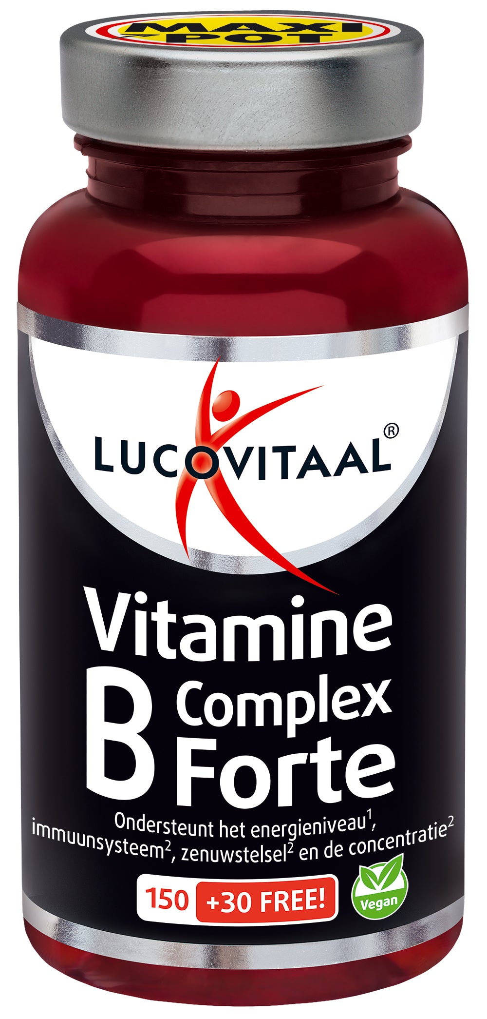 Lucovitaal Vitamine B Complex Forte MAXI POT 180.00 Tabletten