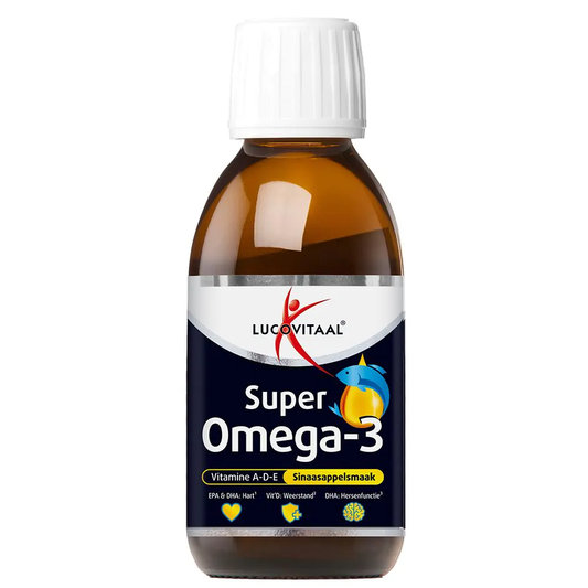Lucovitaal Omega 3 vloeibaar sinaasappel 125 Milliliter