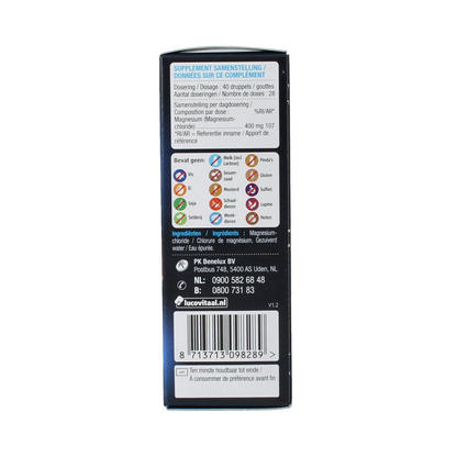 Lucovitaal Magnesium 400mg druppels 50.00 Milliliter