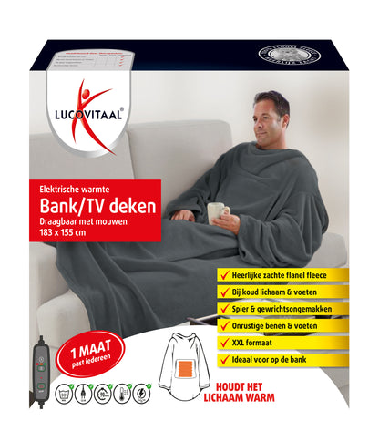 Lucovitaal Electrische warmte bank/TV deken 1 Paar