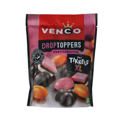 Venco Droptoppers fruitig 225.00 Gram
