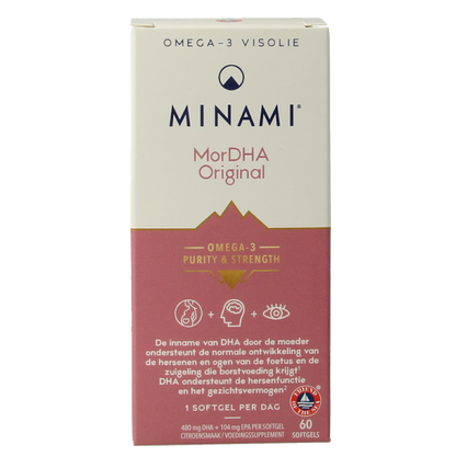 Minami MorDHA original citroensmaak 60 Softgels