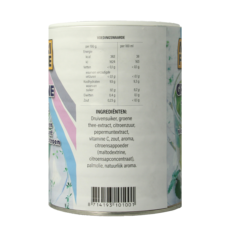 Nutriforce Instant groene thee  380 Gram