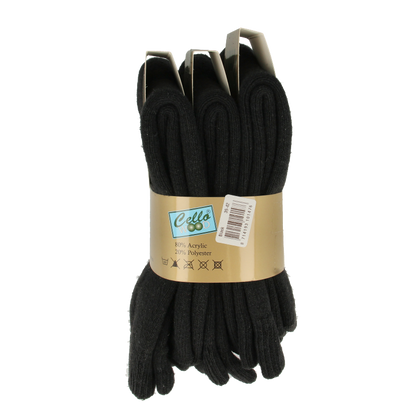 Naproz Thermo sokken zwart maat 39-42  3 Paar
