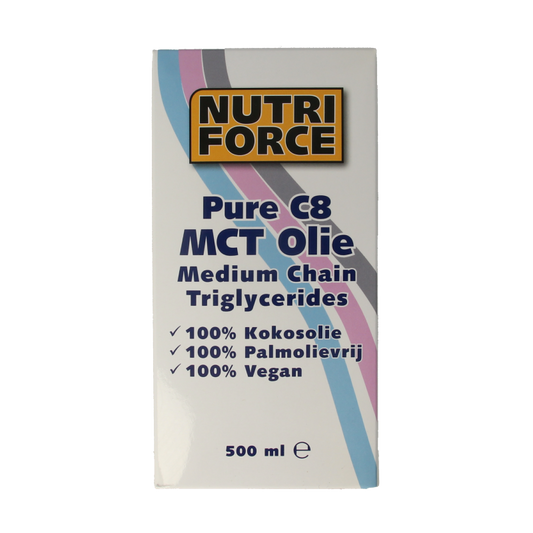 Nutriforce MCT 8 olie 500 Milliliter