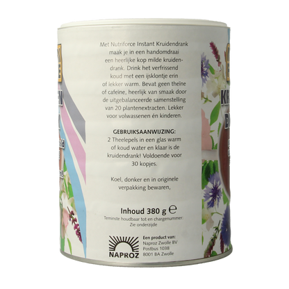 Nutriforce Instant kruidenthee 380 Gram