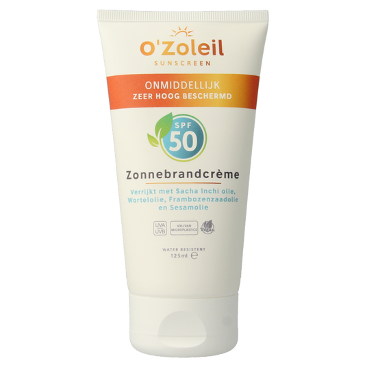 O' Zoleil Zonnebrandcreme SPF50 125 Milliliter