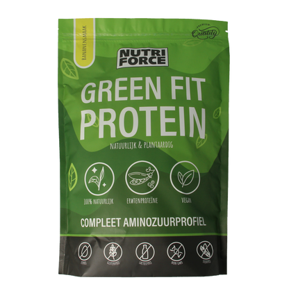 Nutriforce Green fit protein banaan 700 Gram
