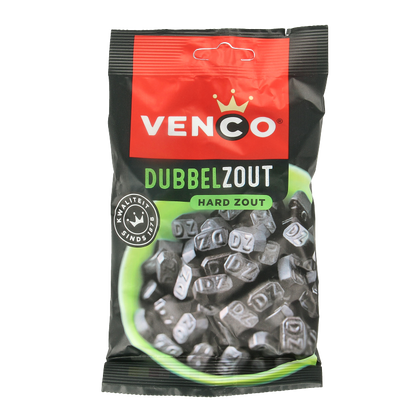 Venco Dubbel zoute drop 120 Gram