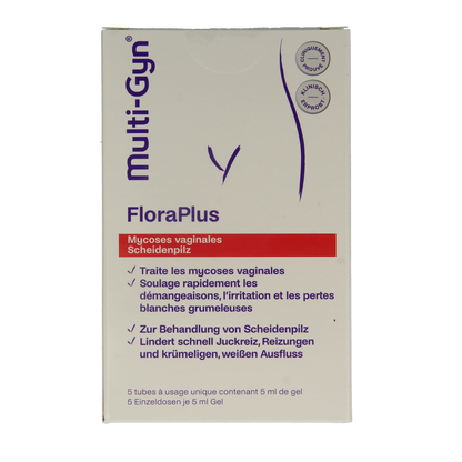 Multi GYN Floraplus tubes 5.00 Stuks