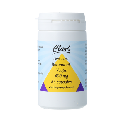 Clark Uva ursi 400mg 63.00 Vegetarische capsules