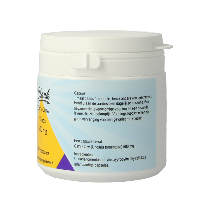 Clark Cat's claw 500mg 90 Vegetarische capsules