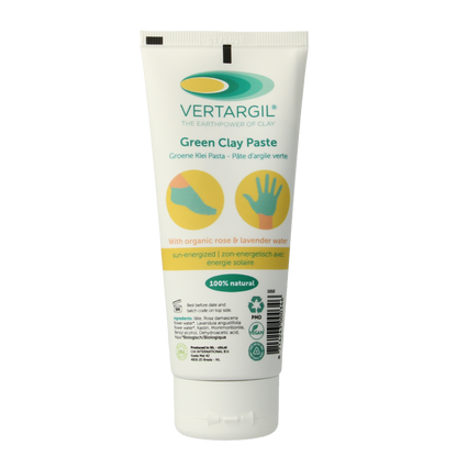 Vertargil Groene klei pasta in tube 100 Milliliter