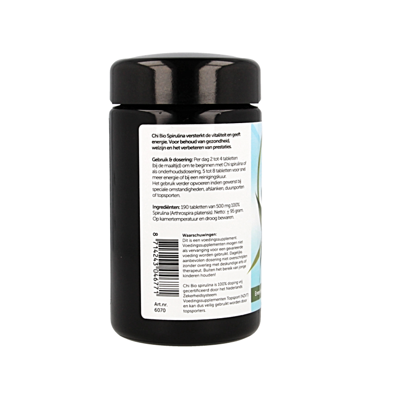 Chi Spirulina 500mg tabletten bio 190 Tabletten