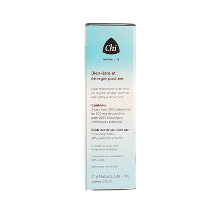 Chi Spirulina navul bio 570 Tabletten
