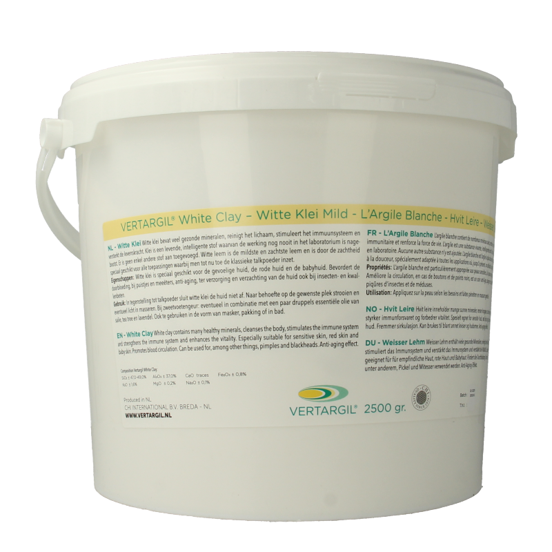Vertargil Witte klei 2500 Gram