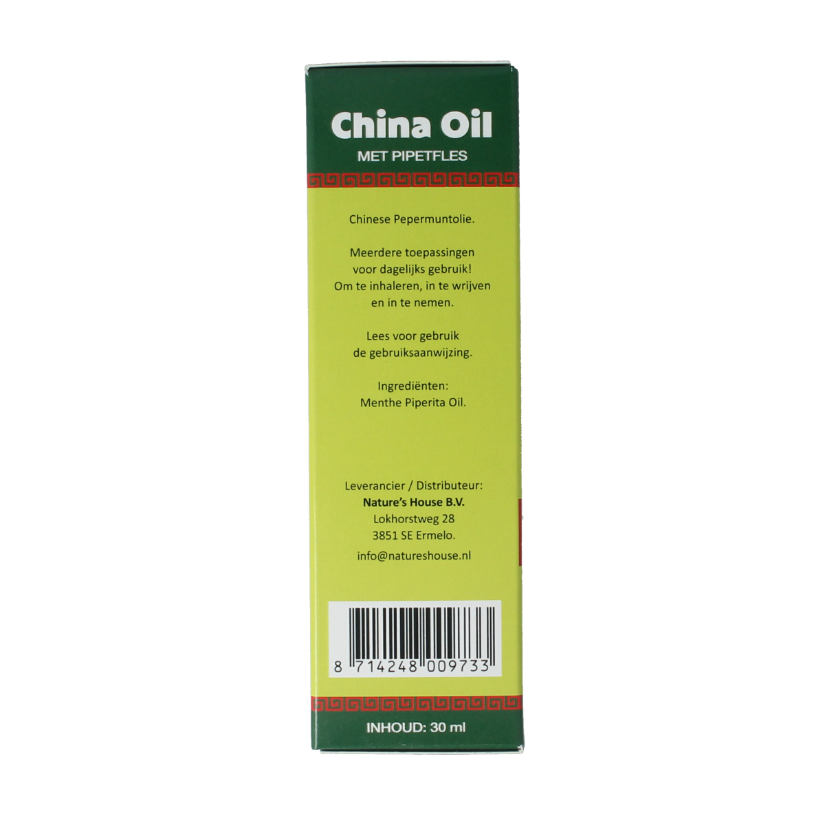 Natupharma China oil 30.00 Milliliter