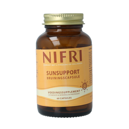 Nifri Bruiningscaps+ L-tyrosine & collageen 60.00 Capsules