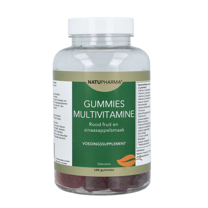 Natupharma Gummies multi vitamine roodfruit/sinaasappel 50.00 Gummies