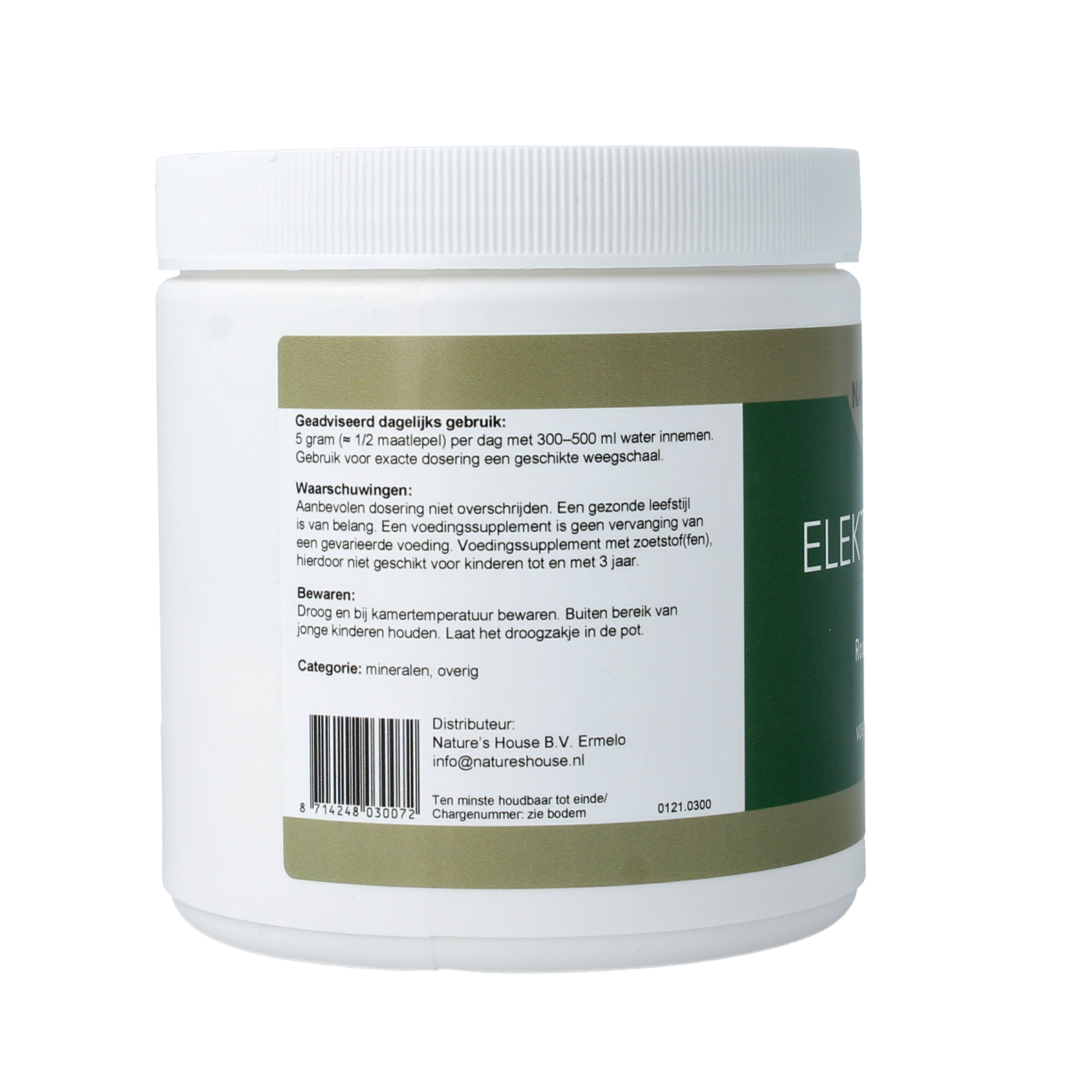 Natupharma Elektrolyten rood fruit 300.00 Gram