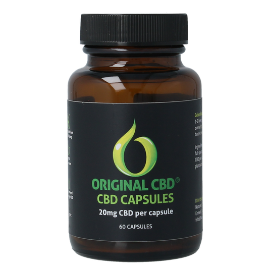 CBD Original CBD olie 20mg 60.00 Capsules