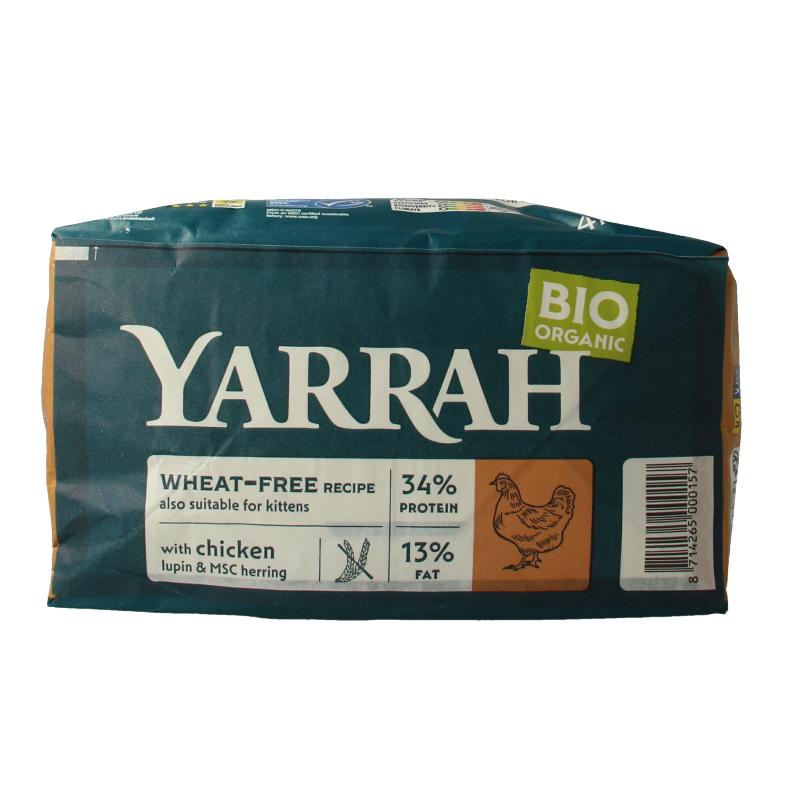 Yarrah Kattenvoer wheat-free bio 2400 Gram