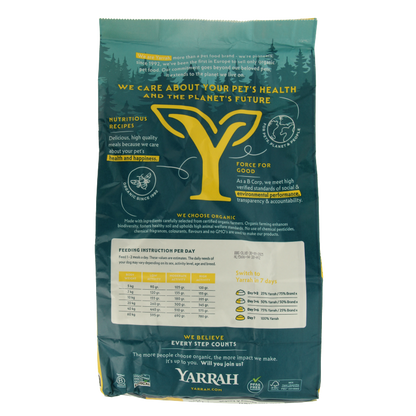 Yarrah Adult hondenvoer met kip bio MSC 2000 Gram