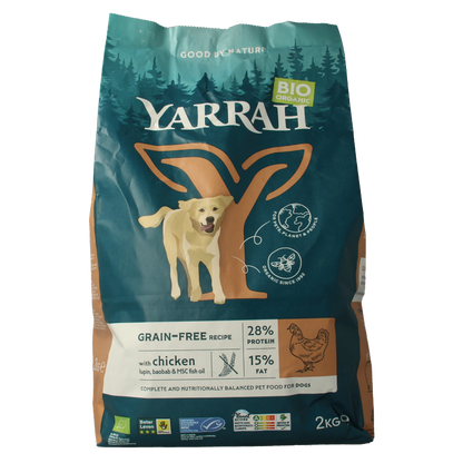 Yarrah Hondenvoer grainfree bio 2000 Gram