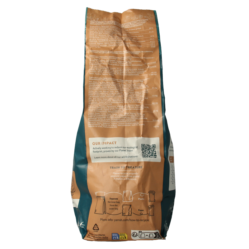 Yarrah Hondenvoer grainfree bio 2000 Gram