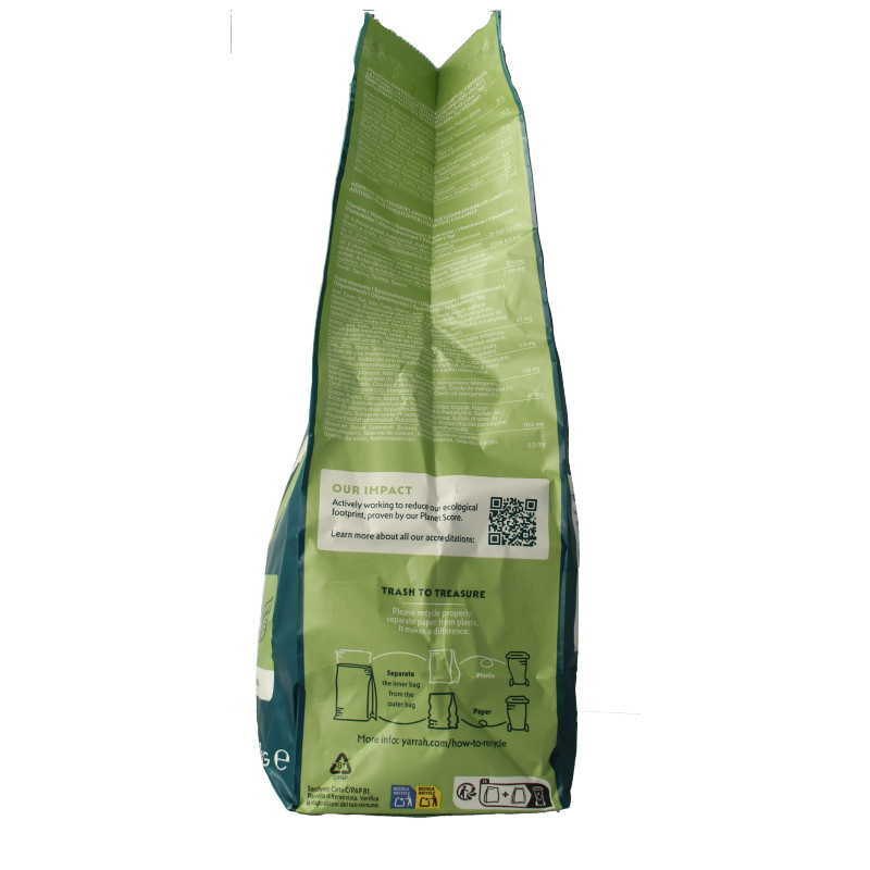 Yarrah Hondenvoer vega wheat-free bio 2000 Gram