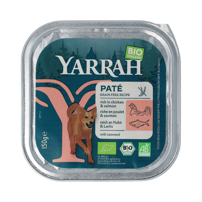 Yarrah Yarrah BIO Dog Paté with Salmon & Seaweed 150g 150.00 Gram