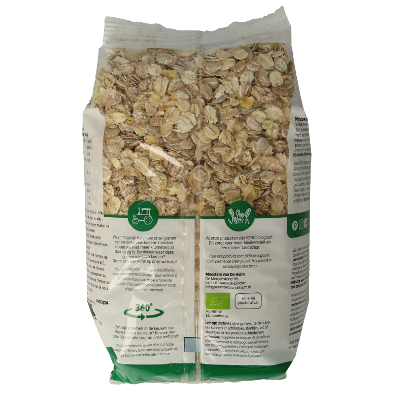 De Halm 7-Korenvlokken bio 500 Gram