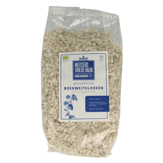 De Halm Boekweitvlokken bio 500 Gram