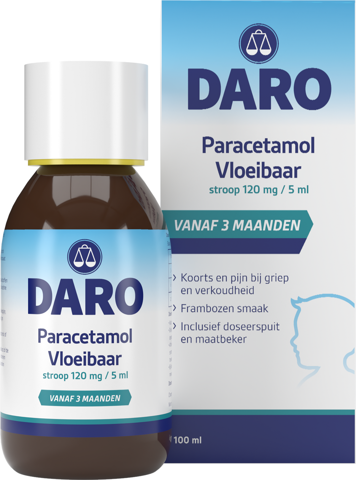 Daro Paracetamol vloeibaar 100.00 Milliliter