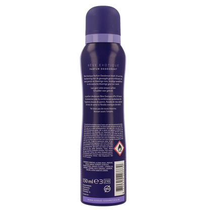 Vogue Parfum deodorant reve exolique 150.00 Milliliter