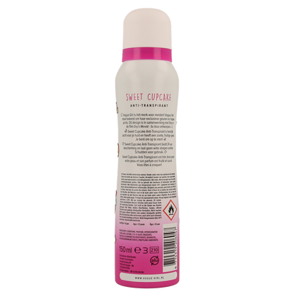 Vogue Girl deodorant sweet cupcake  150 Milliliter