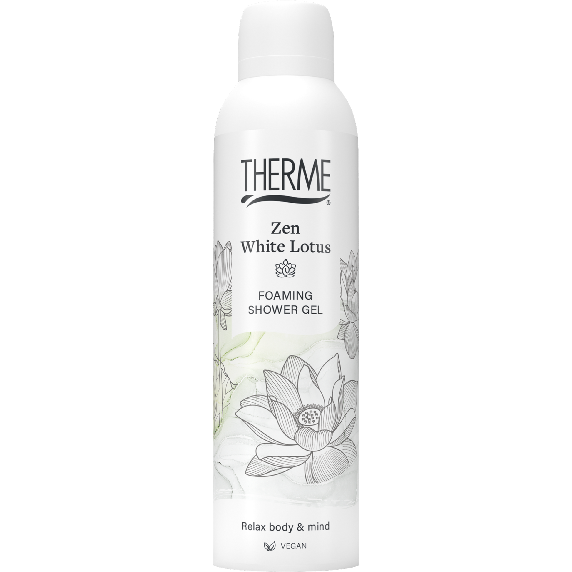 Therme Zen white lotus foaming shower gel 200 Milliliter