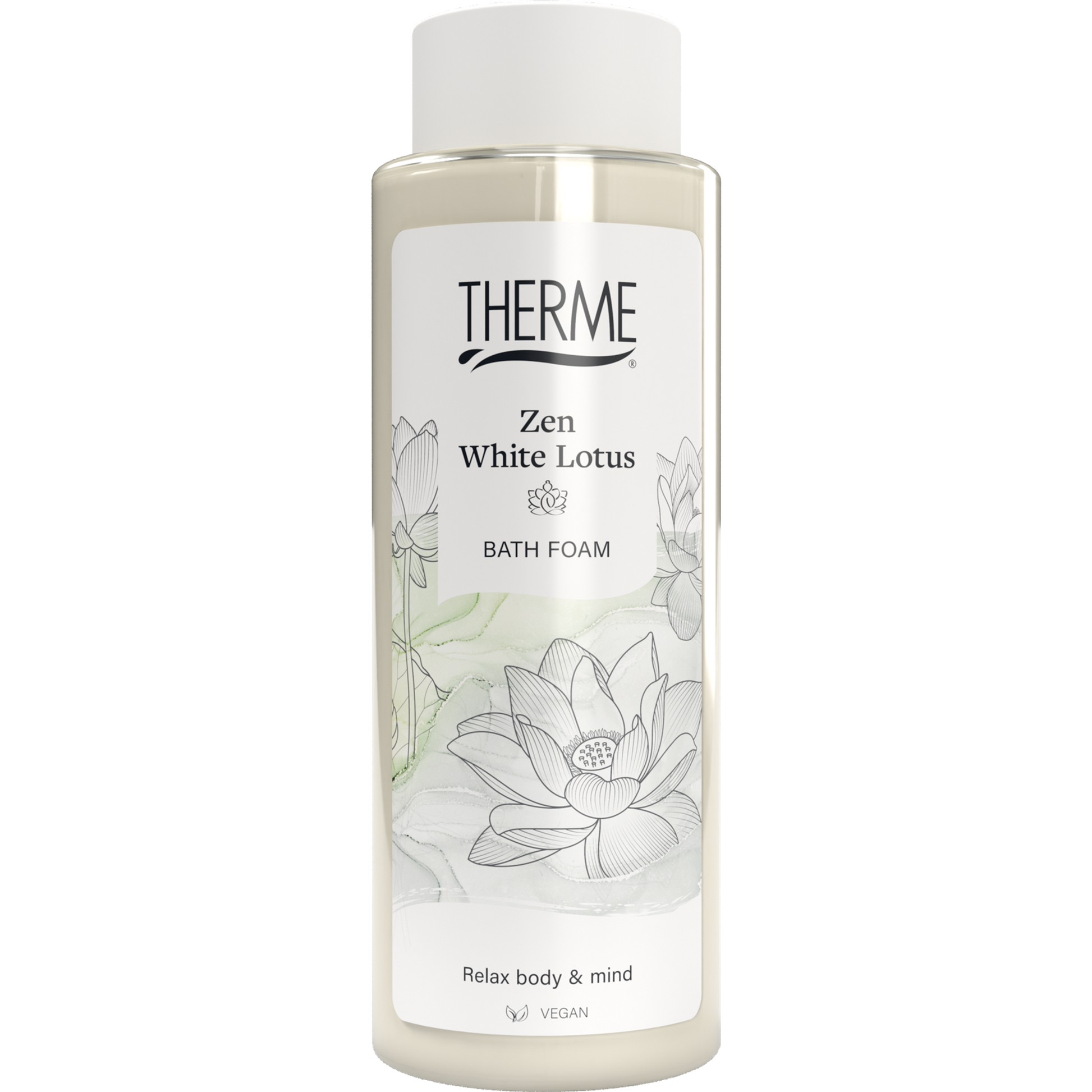 Therme Zen white lotus relaxing bath foam 500.00 Milliliter