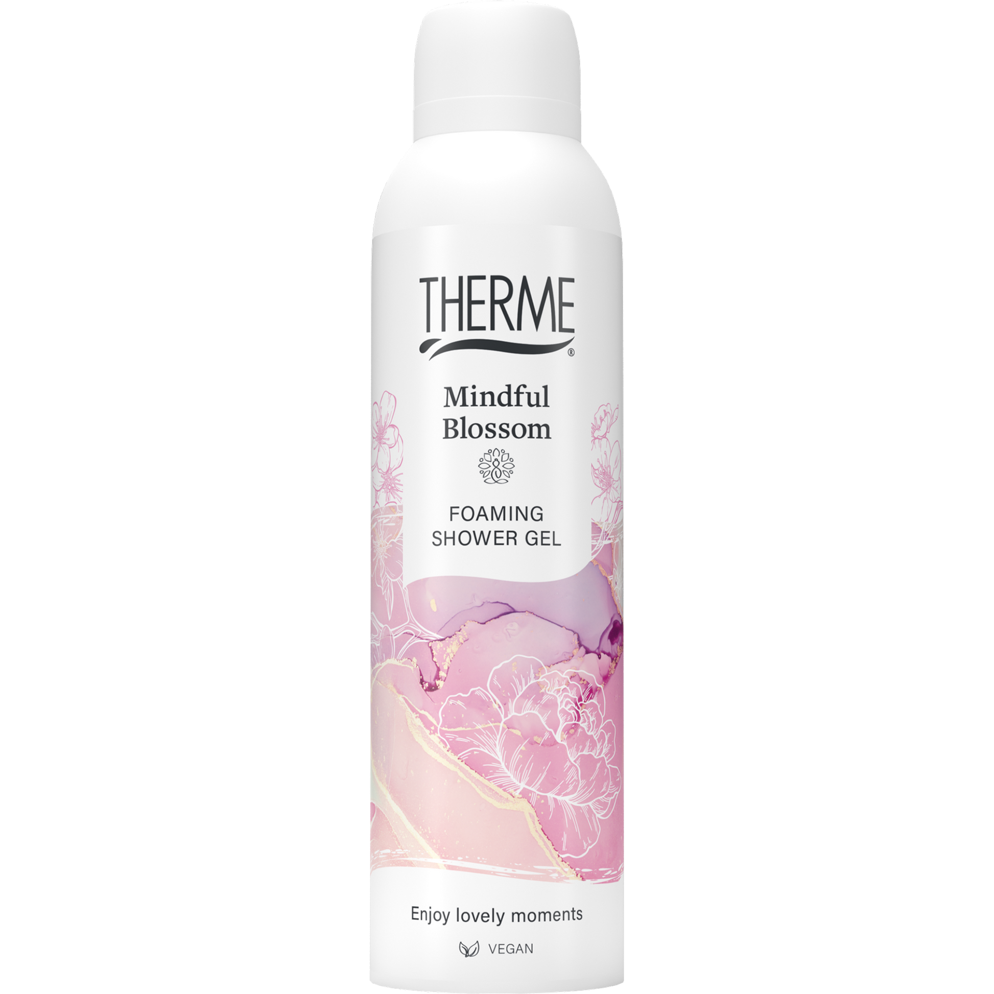 Therme Mindful blossom foaming showergel 200.00 Milliliter