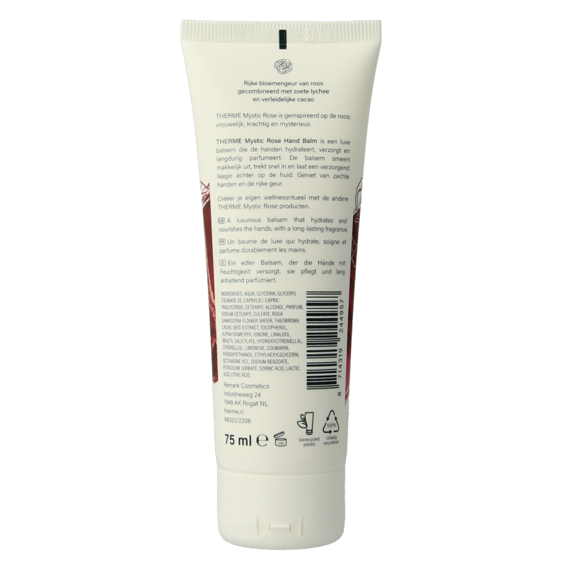 Therme Mystic rose hand balm 75 Milliliter