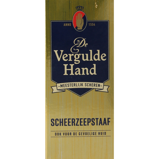 Vergulde Hand Scheerzeepstaaf 75 Gram