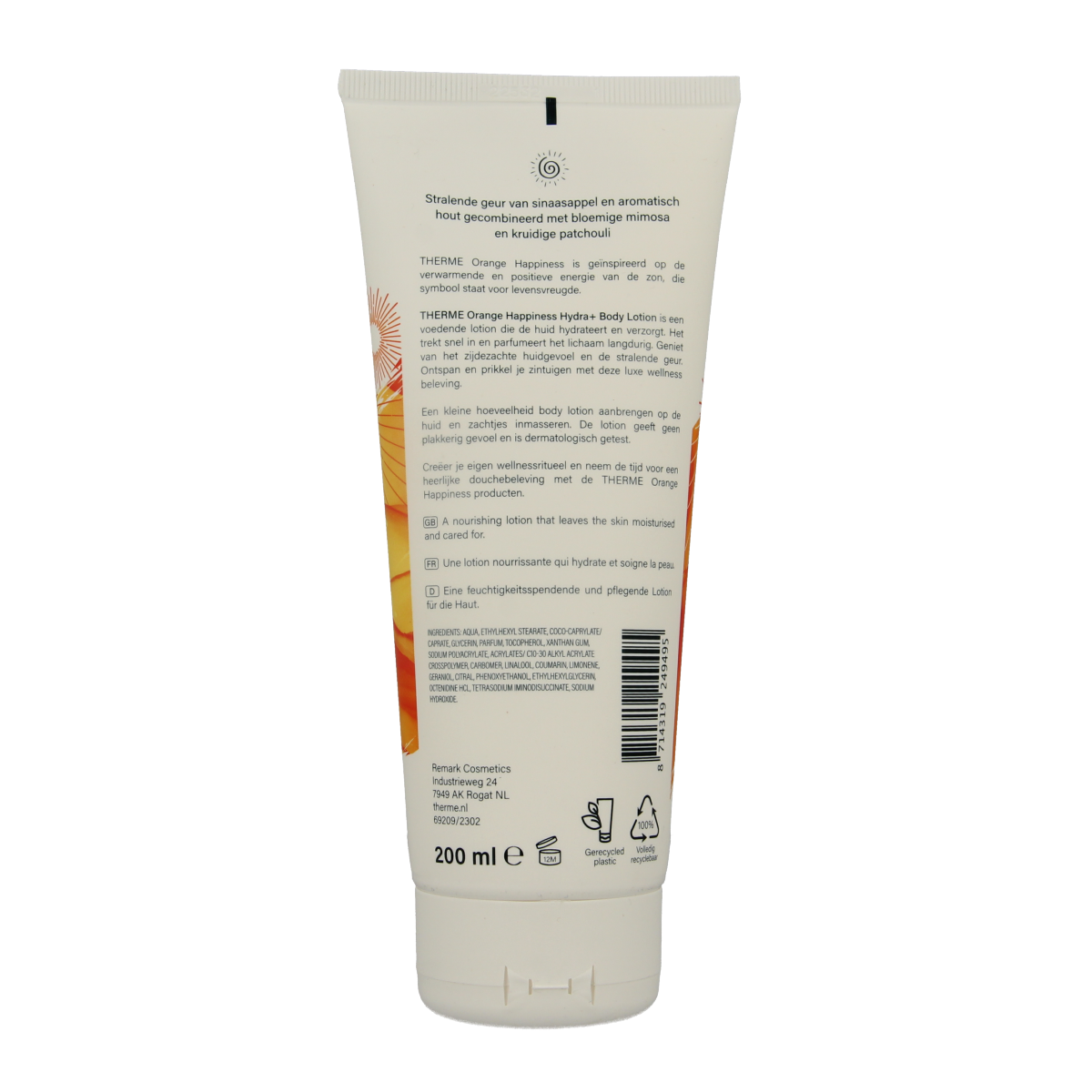 Therme Orange happiness bodylotion 200.00 Gram