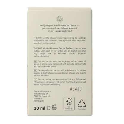 Therme Mindful blossom eau de parfum 30 Milliliter