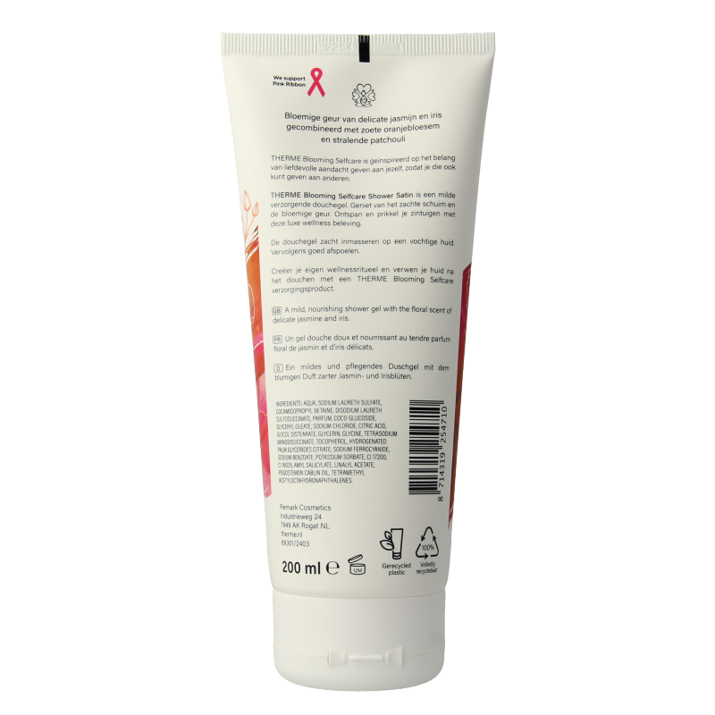Therme Shower satin blooming selfcare 200 Milliliter